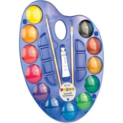 Primo Grande palette acquerello 12 colori - Tavolozza acquerello Primo Grande palette acquerello 12 colori - Tavolozza acquerello