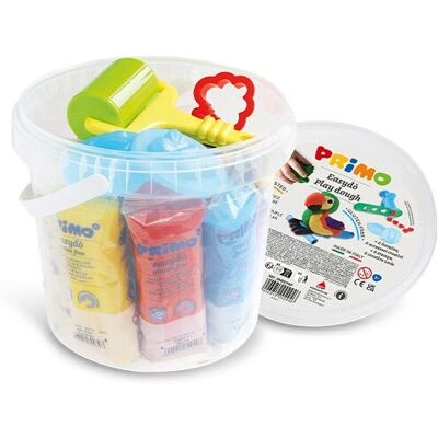 Primo Modellierset - Bunte Soft-Modeliermasse im Eimer - Modelliermasse Primo Modellierset - Bunte Soft-Modeliermasse im Eimer - Modelliermasse