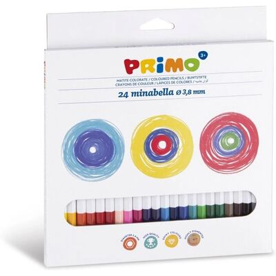 Primo 523MINAB24 Kolorowe Kredki - Kredki Primo 523MINAB24 Kolorowe Kredki - Kredki