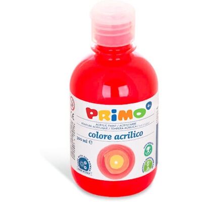 Primo 400TA300300 Akrylmalba - Červená - 300 ml - Láhev Primo 400TA300300 Akrylmalba - Červená - 300 ml - Láhev