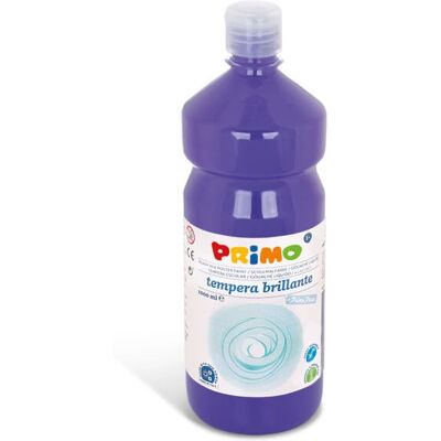 Primo 204BR1000400 Peinture à la tempera violette - Bouteille 1000 ml Primo 204BR1000400 Peinture à la tempera violette - Bouteille 1000 ml