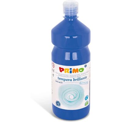 Peinture à la Tempera Bleue Primo - Bouteille 1000 ml - Publicité Peinture à la Tempera Bleue Primo - Bouteille 1000 ml - Publicité