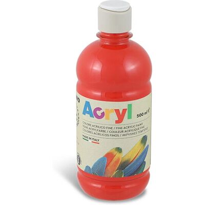 Peinture Acrylique Primo Vermillon - Art et Bricolage - 500ml - Publicité Peinture Acrylique Primo Vermillon - Art et Bricolage - 500ml - Publicité