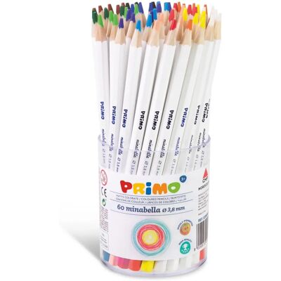 Minabella Wielokolorowe ołówki sześciokątne - 60 szt. - 7,5x7,5x17,5 cm Minabella Wielokolorowe ołówki sześciokątne - 60 szt. - 7,5x7,5x17,5 cm