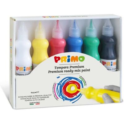 Primo Multicolor Tempera Verfset - Kunst & Knutselen - 75ml Primo Multicolor Tempera Verfset - Kunst & Knutselen - 75ml
