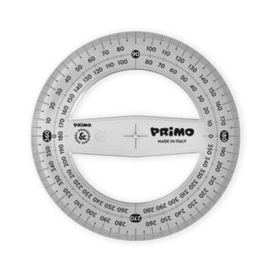 Primo 8254GN360 Goniometro - Cerchio, Grigio, 12cm Primo 8254GN360 Goniometro - Cerchio, Grigio, 12cm