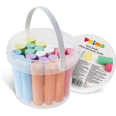 Primo Pro - 22 Stück Mehrfarbige Gehwegkreide - Für Draußen Primo Pro - 22 Stück Mehrfarbige Gehwegkreide - Für Draußen