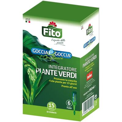 FITO - Concime per piante verdi goccia 32ml x 6 - Fertilizzante per piante FITO - Concime per piante verdi goccia 32ml x 6 - Fertilizzante per piante