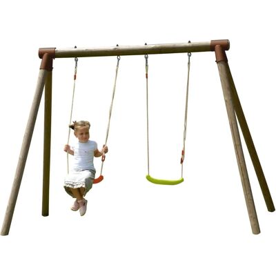 Altalena Doppia in Legno - New Plast Altalena Doppia in Legno - New Plast