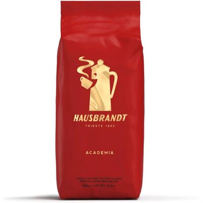 Grains de café Hausbrandt Academia - 1kg - Doux, Fruité - Publicité Grains de café Hausbrandt Academia - 1kg - Doux, Fruité - Publicité