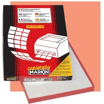 Etichette autoadesive Markin 210A445 - Bianco - 1000 pz Etichette autoadesive Markin 210A445 - Bianco - 1000 pz