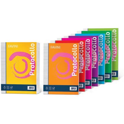 Favini A4 Mehrfarbig Notizbuch - 30 Blätter Favini A4 Mehrfarbig Notizbuch - 30 Blätter