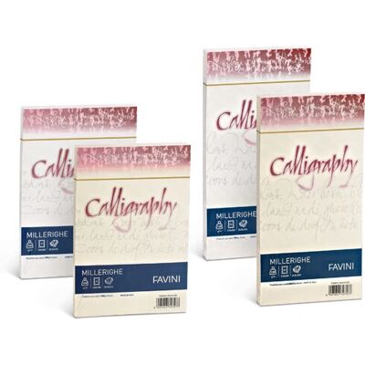 Favini Millerighe Kalligraphie A4 Elfenbein - Druckpapier Favini Millerighe Kalligraphie A4 Elfenbein - Druckpapier