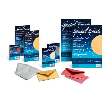Favini A4 Blau Druckpapier - 10 Blatt - Special Events Favini A4 Blau Druckpapier - 10 Blatt - Special Events