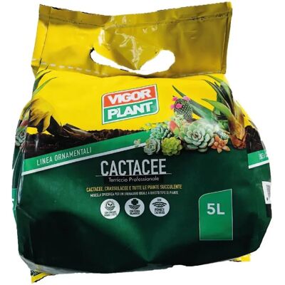 VIGORPLANT Cactacee L5 - Terriccio Professionale per Cactus VIGORPLANT Cactacee L5 - Terriccio Professionale per Cactus
