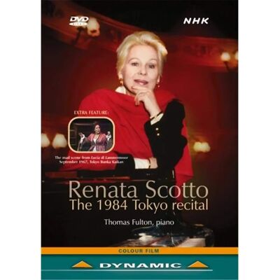 Renata Scotto Tokyo 1984 Recital DVD - Opéra - Région 2 - Publicité Renata Scotto Tokyo 1984 Recital DVD - Opéra - Région 2 - Publicité