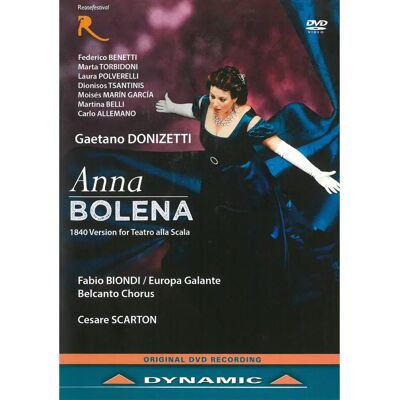 Benetti/Torbidoni/Biondi/Europa Galante - Anna Bolena - DVD-Video Album Benetti/Torbidoni/Biondi/Europa Galante - Anna Bolena - DVD-Video Album