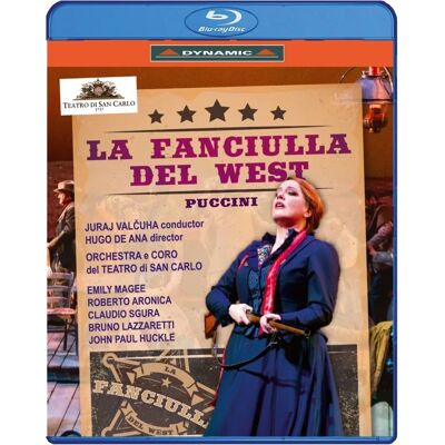 Dynamic Puccini Fanciulla Del West Teatro San Carlo Blu-ray - Opera Dynamic Puccini Fanciulla Del West Teatro San Carlo Blu-ray - Opera