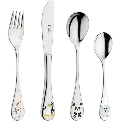 PINTINOX Arca di Noè Barnbestick - 4 delar, silver PINTINOX Arca di Noè Barnbestick - 4 delar, silver