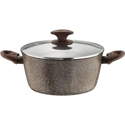 PINTINOX Pinti Chalet 4,4L Casseruola Marrone - Pentola PINTINOX Pinti Chalet 4,4L Casseruola Marrone - Pentola
