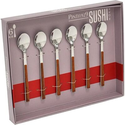 Pinti PINTINOX Sushi Moka Kaffeelöffel Set - 6 Stk Pinti PINTINOX Sushi Moka Kaffeelöffel Set - 6 Stk