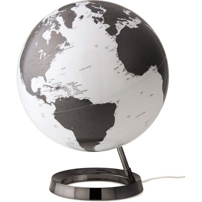 Globe Atmosphere - 30cm - Noir - Illuminé & Métallique - Publicité Globe Atmosphere - 30cm - Noir - Illuminé & Métallique - Publicité