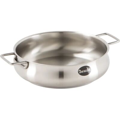 Barazzoni Tummy Plaque en Acier Inoxydable - Plat à Cuisson Barazzoni Tummy Plaque en Acier Inoxydable - Plat à Cuisson