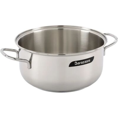 Barazzoni Modèle 266102020 - Casserole - 3L - Acier inoxydable Barazzoni Modèle 266102020 - Casserole - 3L - Acier inoxydable
