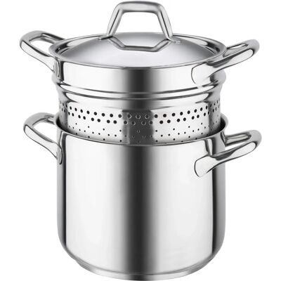 Barazzoni Chef Line 24cm Stal nierdzewna Pojemnik na Makaron - Pojemnik na Makaron Barazzoni Chef Line 24cm Stal nierdzewna Pojemnik na Makaron - Pojemnik na Makaron