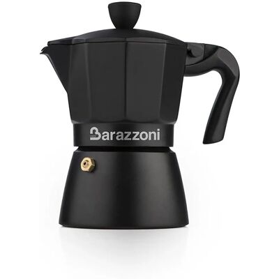 Cafetière espresso Deluxe Barazzoni - 6 tasses - aluminium, noir Cafetière espresso Deluxe Barazzoni - 6 tasses - aluminium, noir