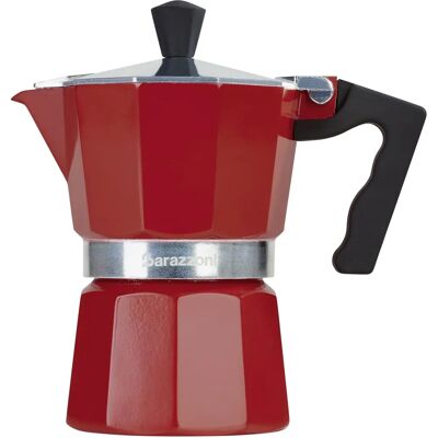 Barazzoni La Cafetière Colorée 1 Tasse - ROUGE Barazzoni La Cafetière Colorée 1 Tasse - ROUGE