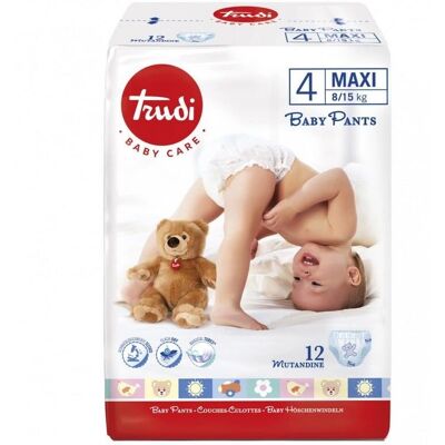 Pannolini Pull-Up Maxi Trudi Taglia 4 8-15 kg Pannolini Pull-Up Maxi Trudi Taglia 4 8-15 kg