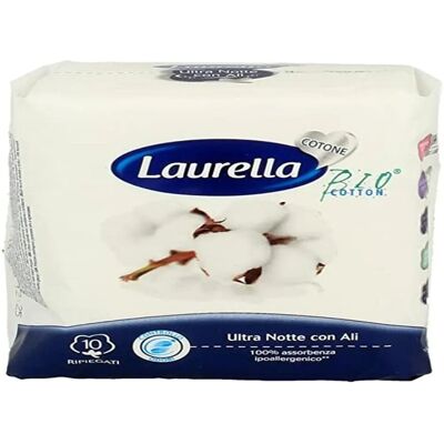 Assorbenti Laurella Cotone Ultra - Notte Assorbenti Laurella Cotone Ultra - Notte