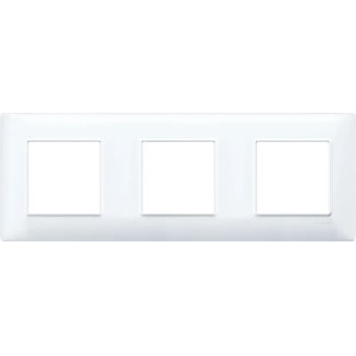 Vimar 14644.01 Placa de Pared - 6 Módulos, Blanco Vimar 14644.01 Placa de Pared - 6 Módulos, Blanco