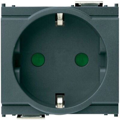 Vimar 16208 Grey Socket Outlet - Power Outlet Vimar 16208 Grey Socket Outlet - Power Outlet