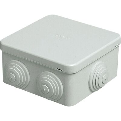 Vimar V55003 Caja de derivación eléctrica - IP44, Cuadrada, Montaje en pared Vimar V55003 Caja de derivación eléctrica - IP44, Cuadrada, Montaje en pared