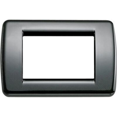 VIMAR - Płyta Wyłącznika 3 Modułów Czarna - Switch Plate VIMAR - Płyta Wyłącznika 3 Modułów Czarna - Switch Plate