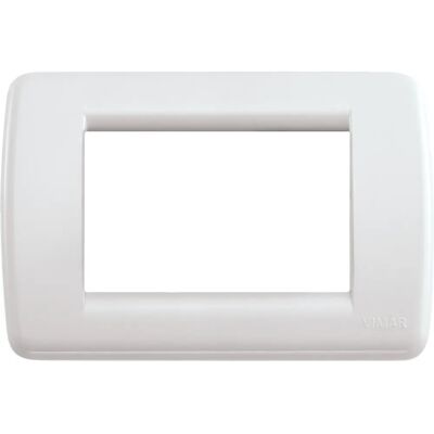 Vimar Placca Bianca 3 Moduli - Scoverta parete/Interruttore Vimar Placca Bianca 3 Moduli - Scoverta parete/Interruttore