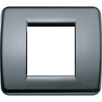 Vimar 17098.15 Placca Murale - 1-2 Moduli, Antracite Vimar 17098.15 Placca Murale - 1-2 Moduli, Antracite