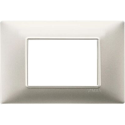 Vimar Titanium 3-Mod Muurplaat - Schakelaarhoes Vimar Titanium 3-Mod Muurplaat - Schakelaarhoes