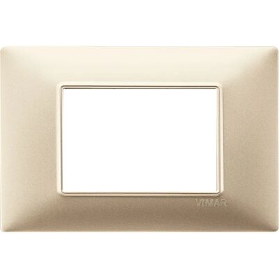 Vimar 14653.22 Piastrella da Parete - 3 Moduli - Beige Vimar 14653.22 Piastrella da Parete - 3 Moduli - Beige