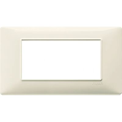 Vimar 14654.03 Placa de Pared - Cubierta de Interruptor, 4 Módulos, Beige Vimar 14654.03 Placa de Pared - Cubierta de Interruptor, 4 Módulos, Beige