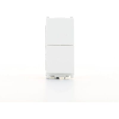 Vimar Double Bouton-Poussoir Blanc - Interrupteur Vimar Double Bouton-Poussoir Blanc - Interrupteur