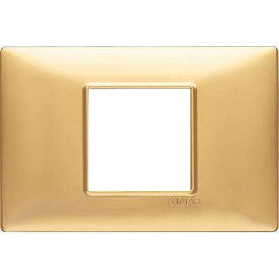Vimar 14652.25 Placca da Parete - Copertura Interruttore Oro Vimar 14652.25 Placca da Parete - Copertura Interruttore Oro