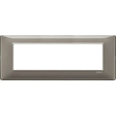 Vimar 14657.40 Wandplatte - 7 Module - Grau Vimar 14657.40 Wandplatte - 7 Module - Grau