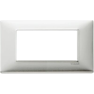 Vimar 14654.81 Placa de Parede em Alumínio - 4 Módulos Vimar 14654.81 Placa de Parede em Alumínio - 4 Módulos