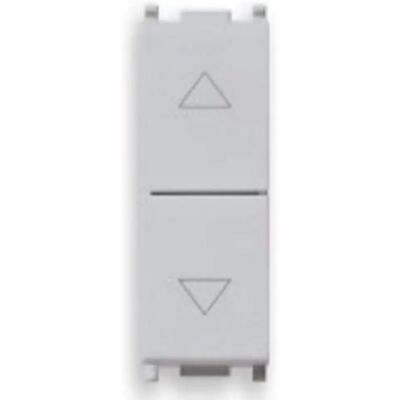Vimar Argento Doppio Pulsante - Interbloccato 1P NO + 1P NO 10A Vimar Argento Doppio Pulsante - Interbloccato 1P NO + 1P NO 10A
