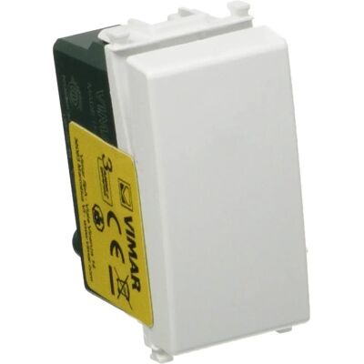 VIMAR 0R14008 Plana Pulsante - 10A, Bianco, Illuminabile VIMAR 0R14008 Plana Pulsante - 10A, Bianco, Illuminabile