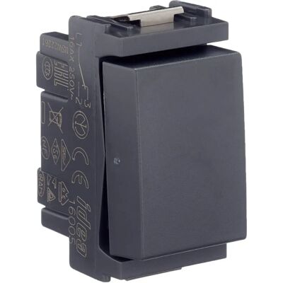 VIMAR 0R16005 Idea Włącznik - 1P 16AX Szary VIMAR 0R16005 Idea Włącznik - 1P 16AX Szary