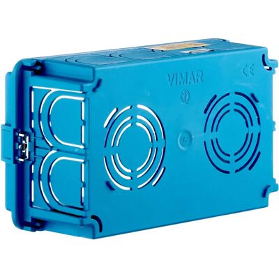 Vimar 0RV71304 Wall Mount Enclosure - Rectangular 4 Module Blue Vimar 0RV71304 Wall Mount Enclosure - Rectangular 4 Module Blue